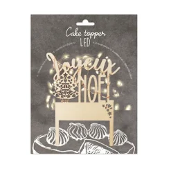 Décoration bois et LED Joyeux Noël Scrapcooking