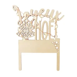 Décoration bois et LED Joyeux Noël Scrapcooking