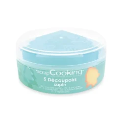 5 découpoirs Sapin Scrapcooking