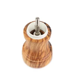 Duo moulin à sel et poivre manuel en bois d’olivier Bistro 10 cm Peugeot