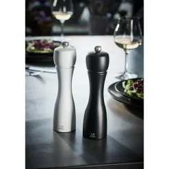 Duo moulins à poivre et sel Tahiti noir et blanc Peugeot