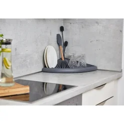 Egouttoir d'angle gris Cornio Wenko by Maximex