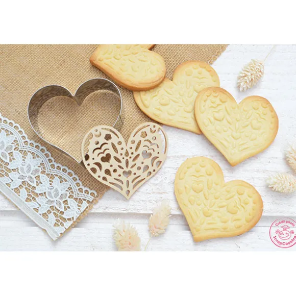 Emporte-pièce et embosseur Cœur Scrapcooking