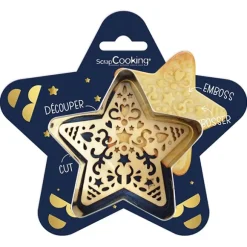 Emporte-pièce et embosseur Etoile Scrapcooking