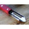 Eplucheur microdenté lame inox 6 cm coloris rouge Opinel