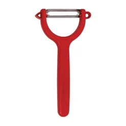 Eplucheur étrier lame double crantée Pratik rouge Nogent
