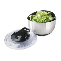 Essoreuse salade inox 25 cm 4,5 L Mathon