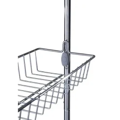 Etagère de porte 2 paniers et accroche-torchons Wenko by Maximex