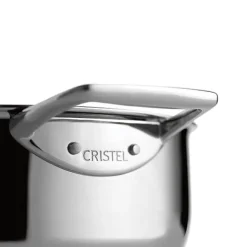 Faitout inox avec couvercle Castel'Pro 24 cm 4,6 L Cristel