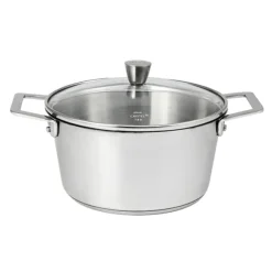 Faitout inox avec couvercle 1826 24 cm 4,3 L Cristel