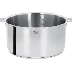 Faitout inox Casteline sans manche 24 cm Cristel