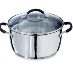 Faitout inox Rapid Cook avec couvercle 24 cm 5 L Mathon