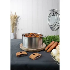 Faitout inox Strate sans manche 24 cm 5,1 L Cristel