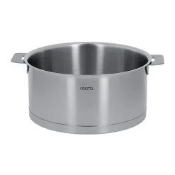 Faitout inox Strate sans manche 24 cm 5,1 L Cristel