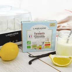Ferments aromatisés Vanille Fraise Citron Lagrange