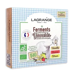Ferments aromatisés Vanille Fraise Citron Lagrange