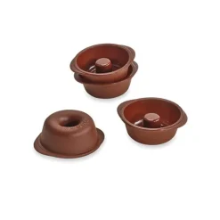 4 Flexi’moules à babas ou savarins en silicone Mathon