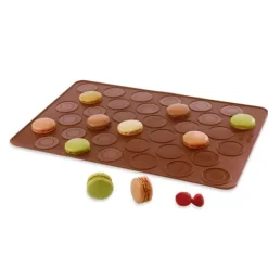 Flexi' Plaque silicone 36 coques macarons Mathon
