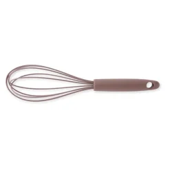 Fouet de cuisine antirayures en silicone 30 cm taupe Mathon