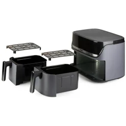 Friteuse à air chaud à doubles compartiments Double Fry Zone 8 L 2850 W DO552FR Domo