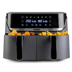Friteuse à air chaud à doubles compartiments Double Fry Zone 8 L 2850 W DO552FR Domo