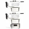 Friteuse double 2 x 3 L inox DOC217 Livoo