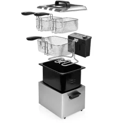 Friteuse 5 L - Habillage en acier Princess