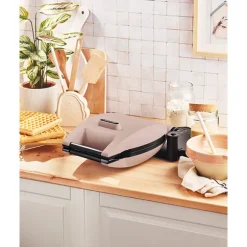 Gaufrier électrique 2 plaques Premium Gaufres® gris minéral 1200 W Lagrange