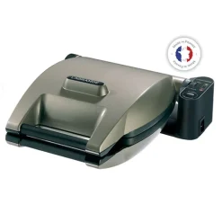 Gaufrier électrique 2 plaques Premium Gaufres® taupe 1200 W Lagrange