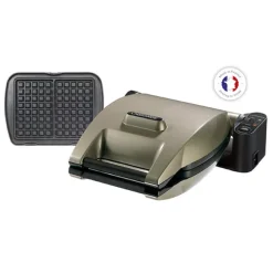 Gaufrier électrique Premium Gaufres® taupe 1200 W Lagrange