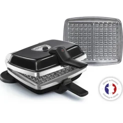 Gaufrier électrique Super 2 Traditionnel noir 1000 W Lagrange