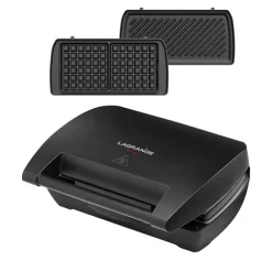 Gaufrier Mini Maxi panini et gaufres 900 W noir Lagrange