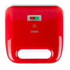 Gaufrier multifonctions 5 plaques 750 W Snack Party rouge Domo