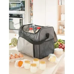 Glacière souple isotherme gris 30 L Mathon