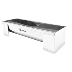 Gouttière à bûche démontable en inox 30 cm Mathon