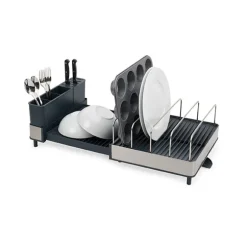 Égouttoir à vaisselle extensible en acier inoxydable Joseph Joseph