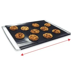 Grille de cuisson extensible avec feuille anti-adhérente NoStik