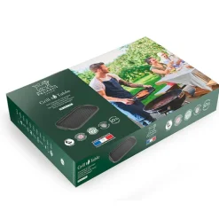 Grill viande rectangulaire Grill To Table noir satin 38 cm Peugeot