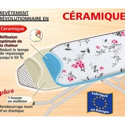 Housse repassage céramique Floral rouge Wenko by Maximex