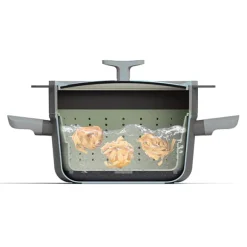 Insert cuiseur vapeur et passoire Balance 24 cm Berghoff