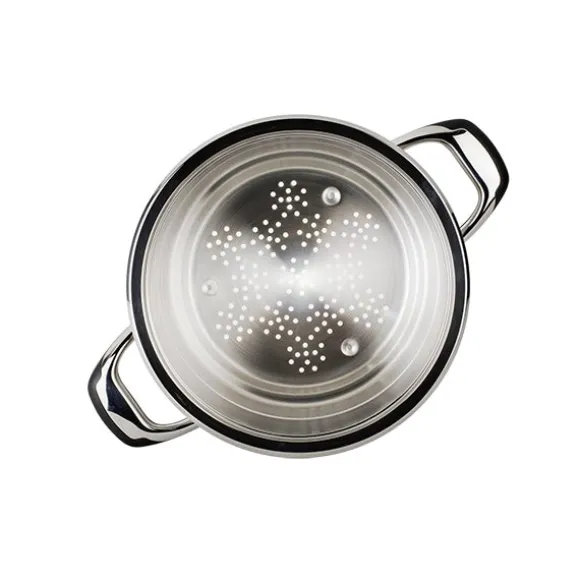 Insert cuit vapeur inox 24 cm Ecovitam