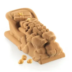 Kit moule à bûche Pôle Nord traineau du père noël Silikomart