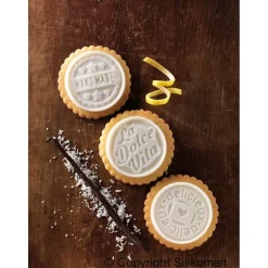 Kit moule en silicone pour biscuits ronds au chocolat Dolce Vita Silikomart