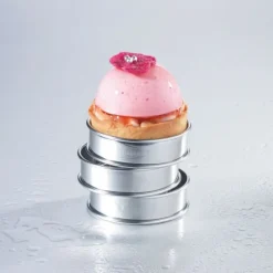 Kit moule silicone 6 demi-sphères + 6 cercles à tarte Patisse
