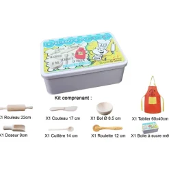 Kit pâtisserie 8 pièces pour enfants Roger Orfèvre
