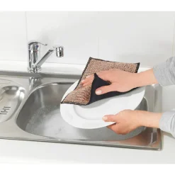 Lavette en microfibre et cuivre 25 x 17 cm Wenko by Maximex