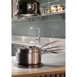 Lot 3 casseroles inox Triply 16, 18, 20 cm Menastyl
