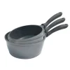 Lot 3 casseroles revêtement Dur comme la pierre 16, 18 et 20 cm Mathon