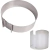 Lot cercle extensible en inox et rouleau bandes pour cercles 8 cm