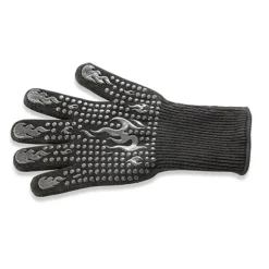 Lot cocotte en fonte ovale orange 33 cm 6 L et 2 gants anti-chaleur grand modèle (taille 10) Mathon